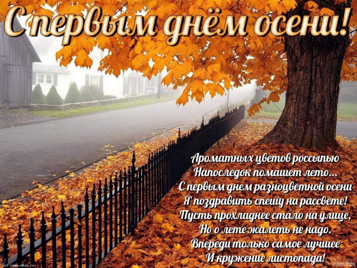 С Днем Осени Поздравления Открытки