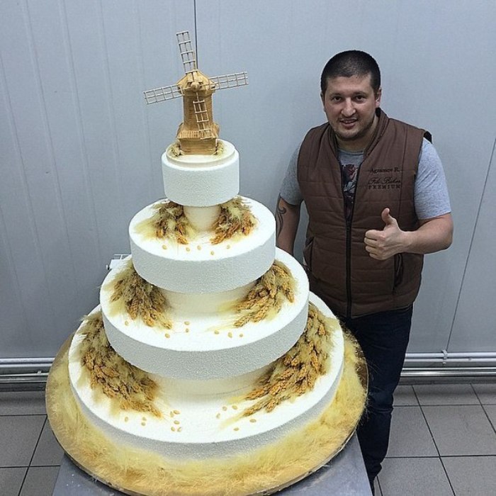 Необыкновенно красивые торты от российского боксера-кулинара - Всем учителям