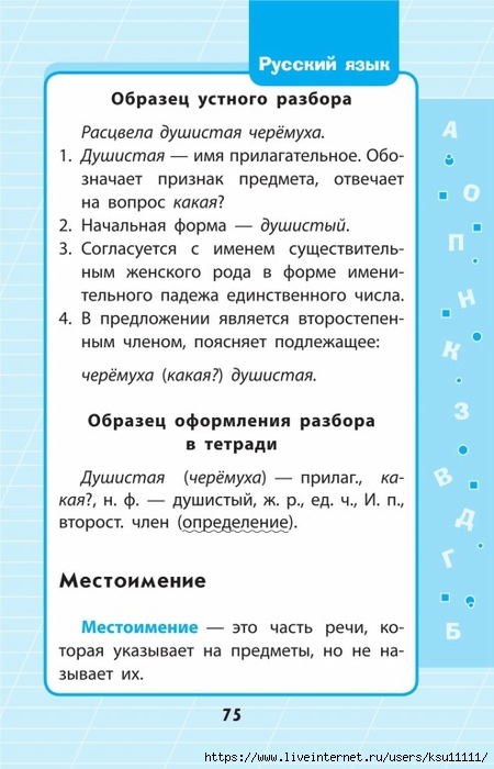 Бескоровайная русский язык 1 4 классы в схемах и таблицах