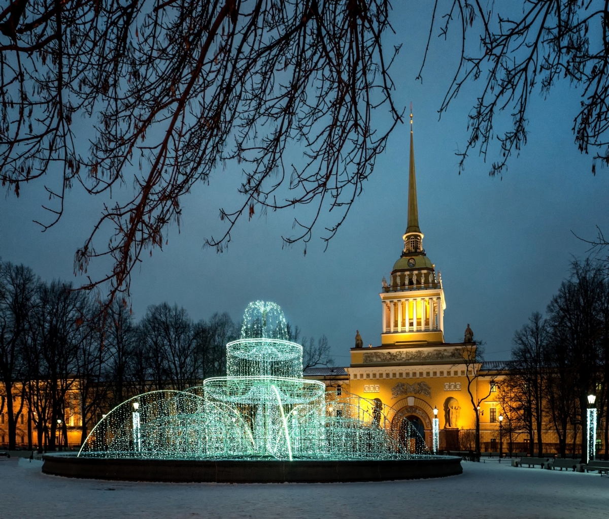 Красивые места в спб зимой для