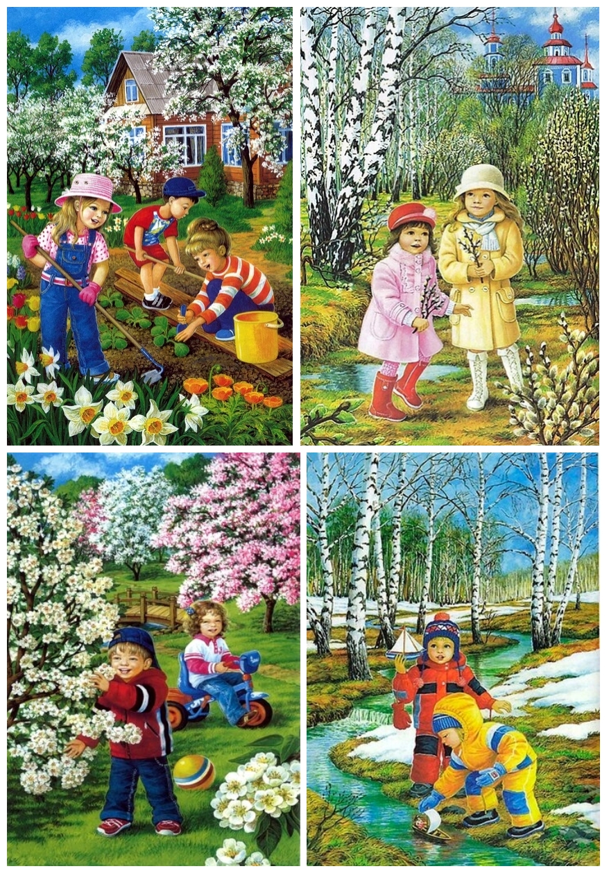 Рассказ о весне средняя группа. Детям о весне для дошкольников. Весенняя картина для детей.