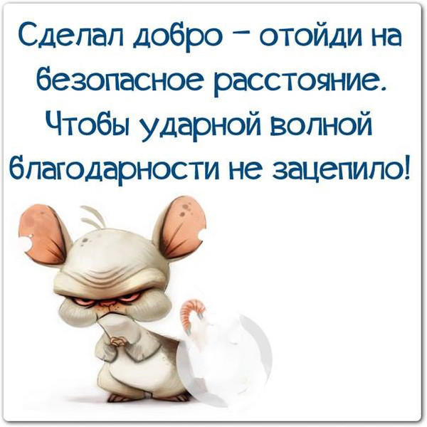 Сделал добро отойди на безопасное расстояние чтобы ударной волной благодарности не зацепило картинки