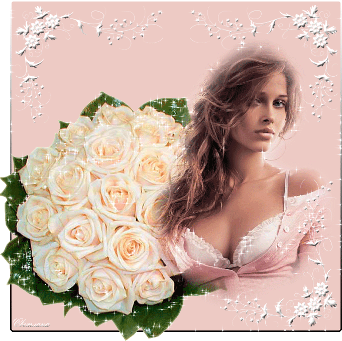 Красивые открытки для девушки. Прекрасной женщине. Женщина с белыми розами. Девушка с розой.